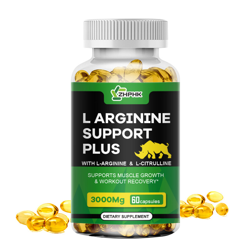L-Arginine 60 Nitric Oxide,Testosterone Booster,EnergySupport Capsules 3500 mg