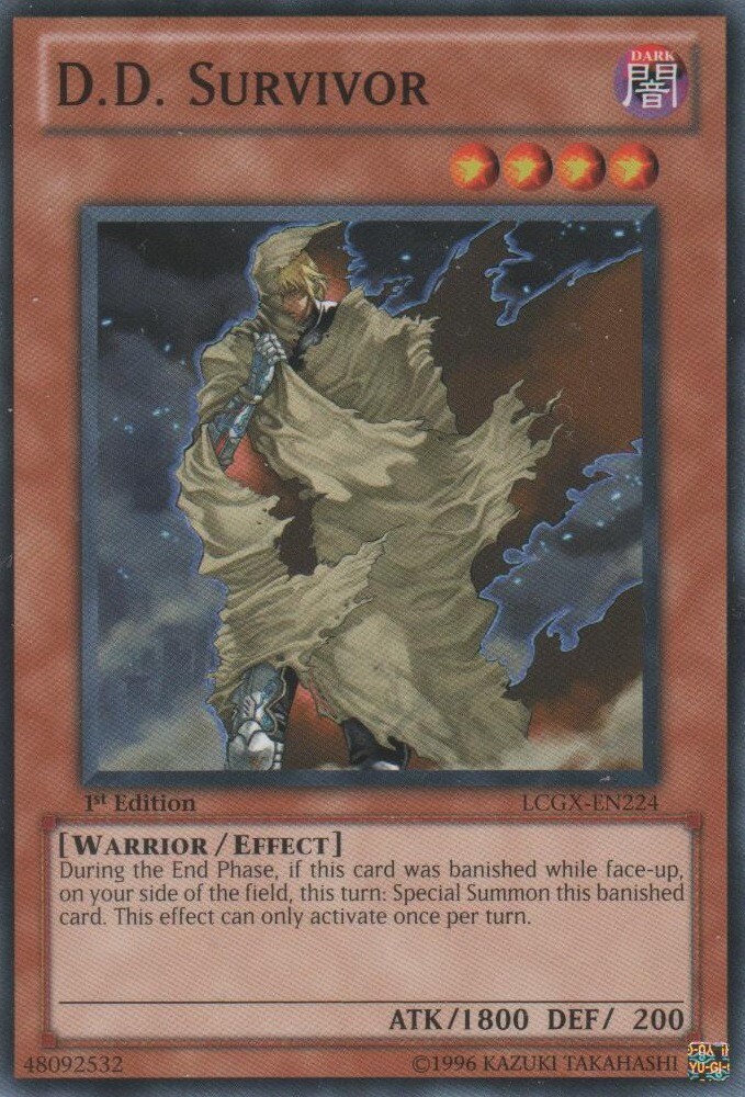 D.D. Survivor LCGX-EN224 Common 1st Edition Lightly Played Yugioh Card