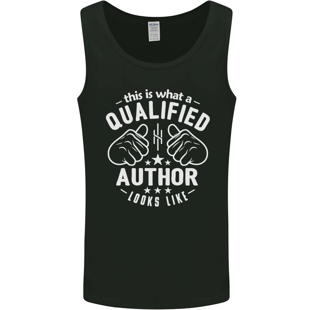 This Is What a Qualified Author Looks Like Mens Vest Tank Top