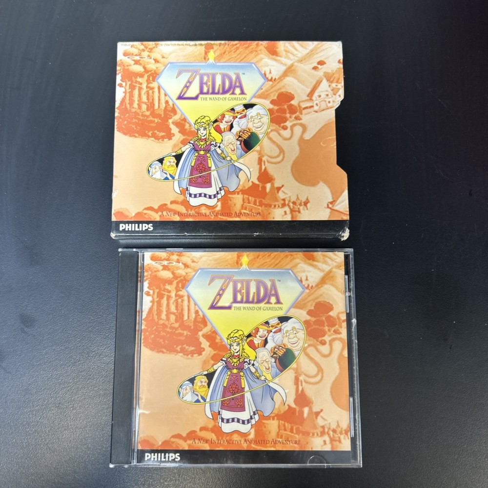 🔥Zelda The Wand of Gamelon 1993 Philips CD-i Game with Manual & Sleeve RARE!
