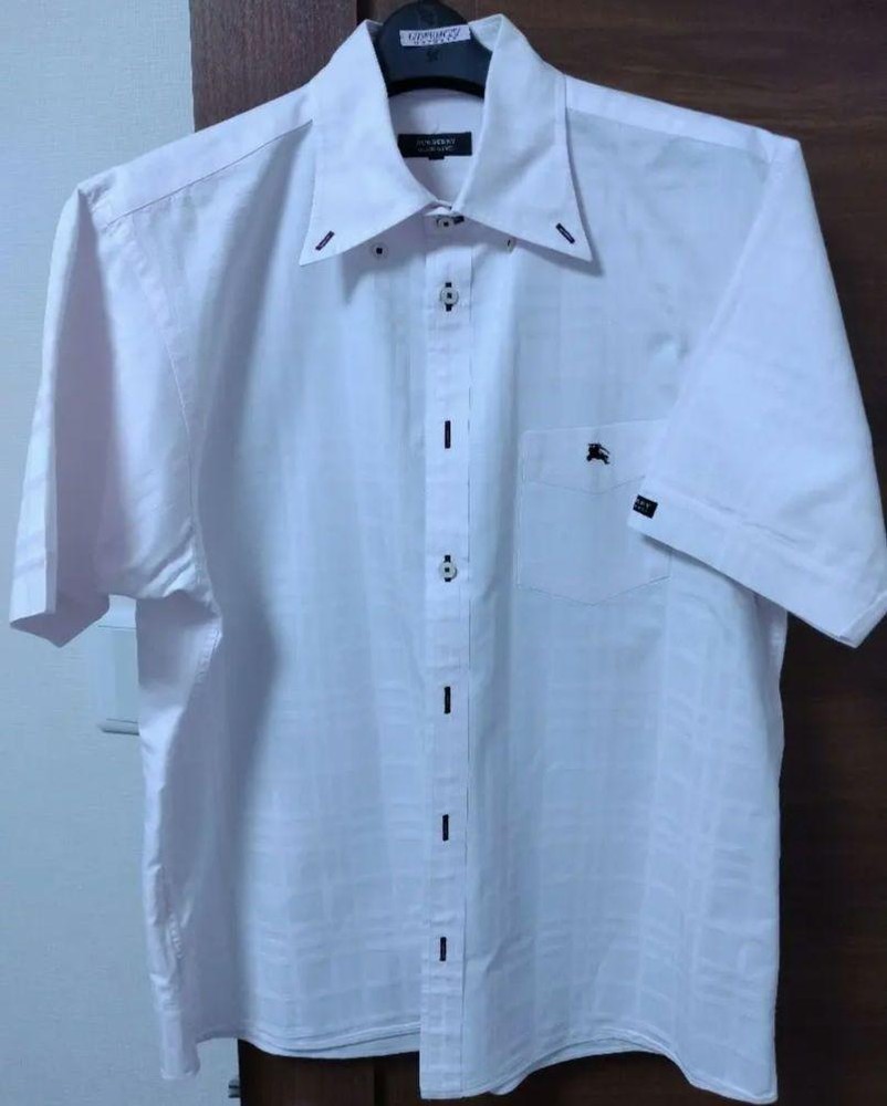 Burberry Black Label 3 short-sleeved shirt Nova check F/S from Japan