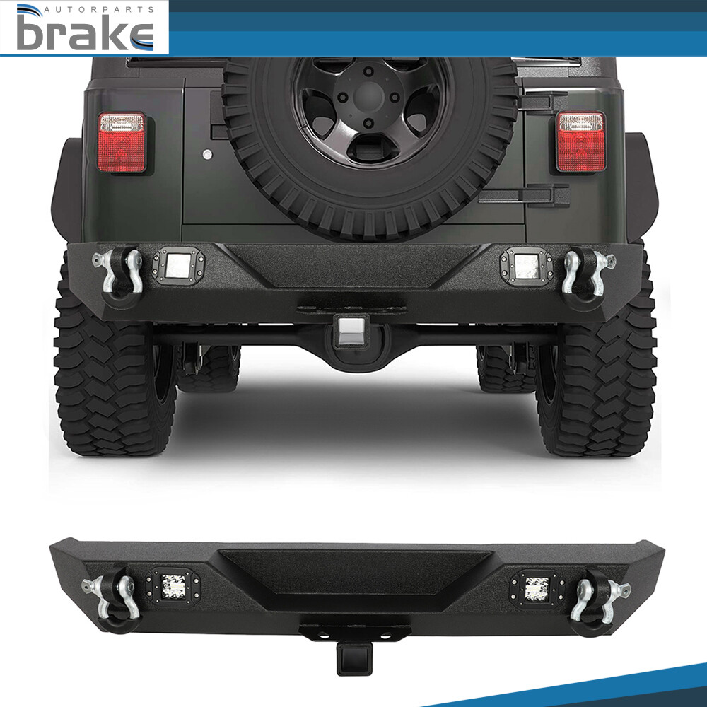 1997-2006 Jeep Wrangler TJ Rear Bumper with Hitch Receiver  