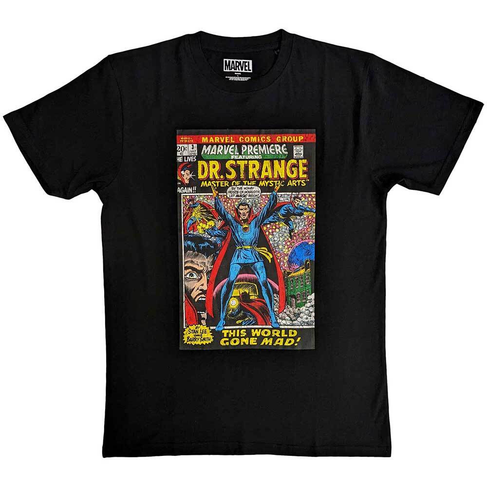 Official Marvel This World Gone Mad Men's Black T-Shirt