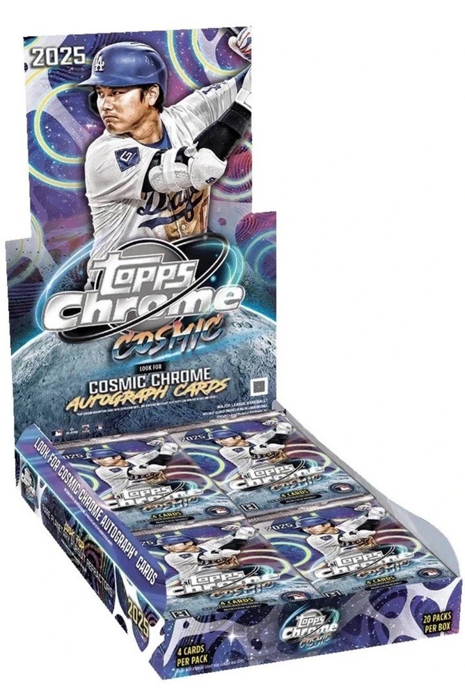 PRESALE 2025 Topps Cosmic Chrome Baseball Hobby Box Trading Cards NEW Release-image