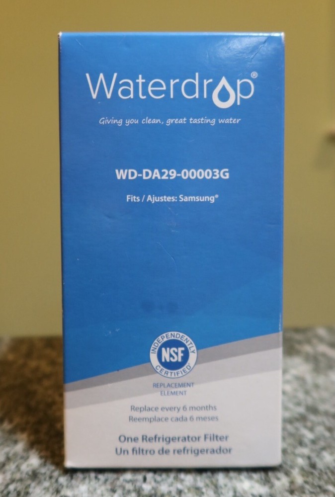 Water Drop WD-DA29-00003G Samsung Refrigerator Compatible Filter (1)