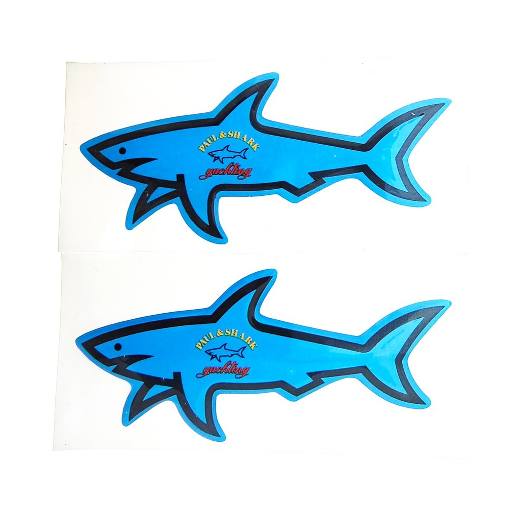 20pcs 3D Shark Stickers in 4 Vibrant Colors