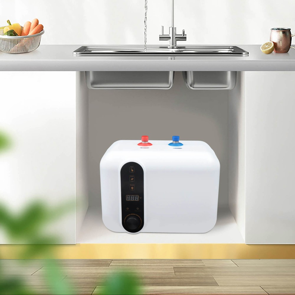 10L Electric Water Heater Mini Compact Tank Storage Under Sink For RV Cabin
