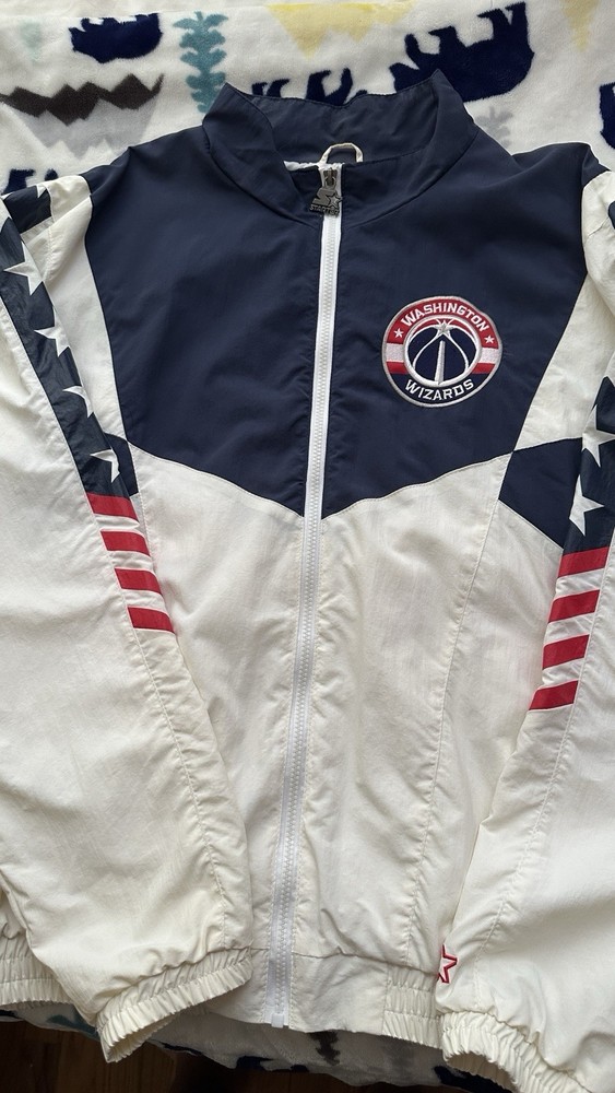 Washington Wizards Starter Jacket XL - Vintage NBA Team Windbreaker