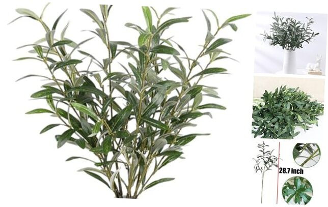 Olive Branches for Vases Faux Olive Branch Fake Olive Tree Branches Olive