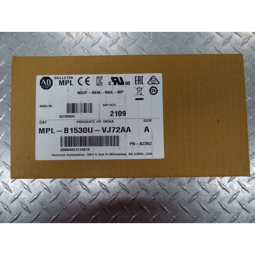 Allen-Bradley MPL-B1530U-VJ72AA BRAND NEW AB MPLB1530UVJ72AA FREE SHIPPING
