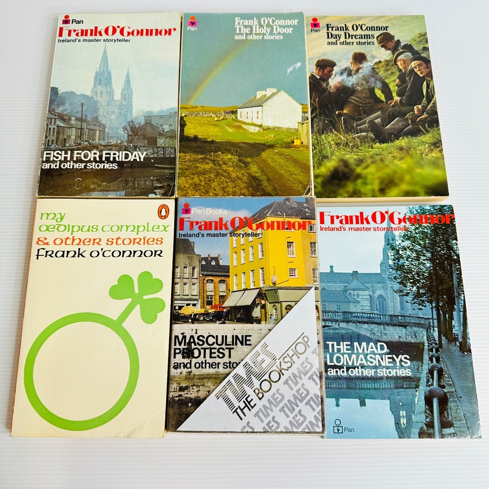 6 x Frank O'Connor Pan Books - Bulk Lot Vintage Classics - Paperback Bundle