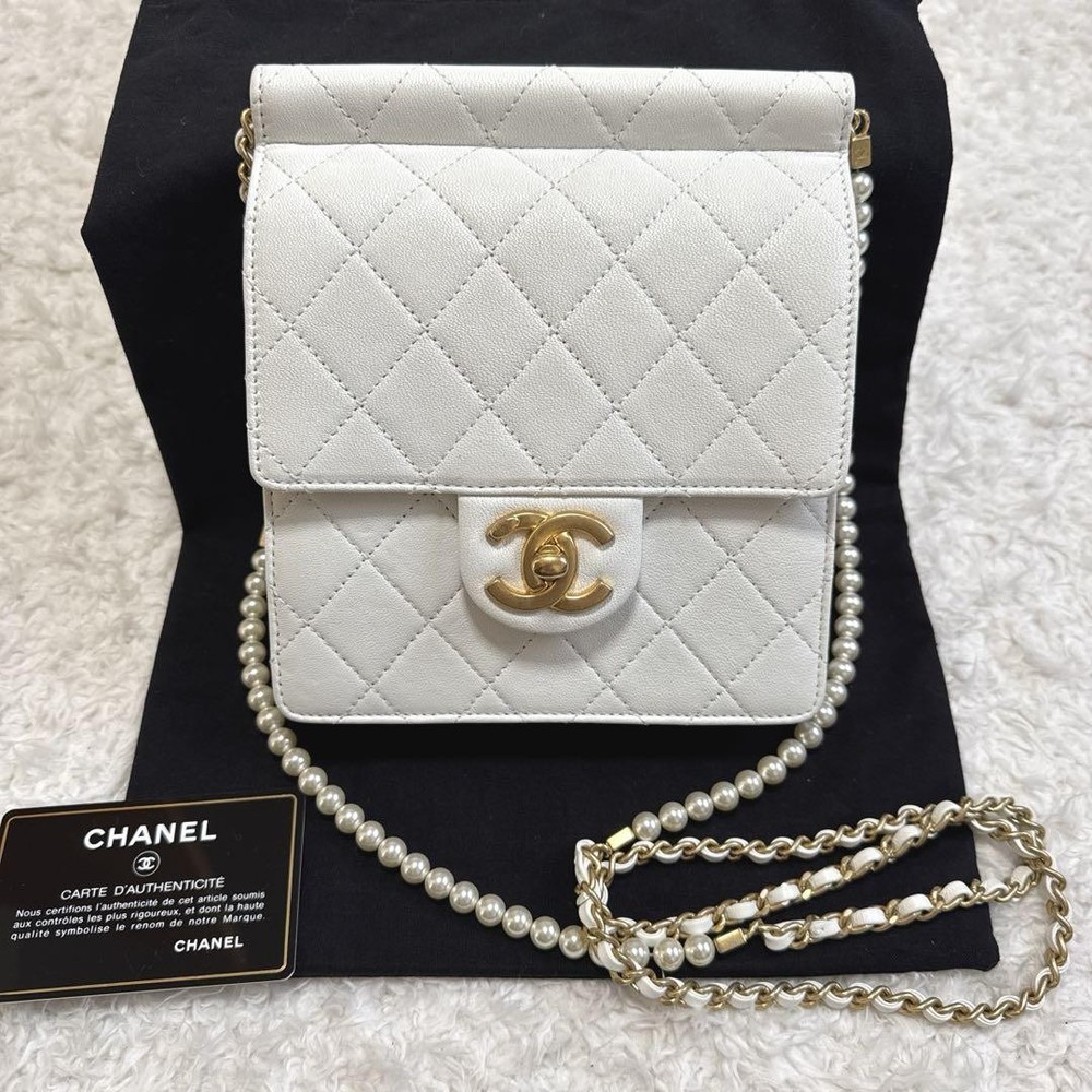 Chanel Matelasse Coco Mark Chain Shoulder Bag