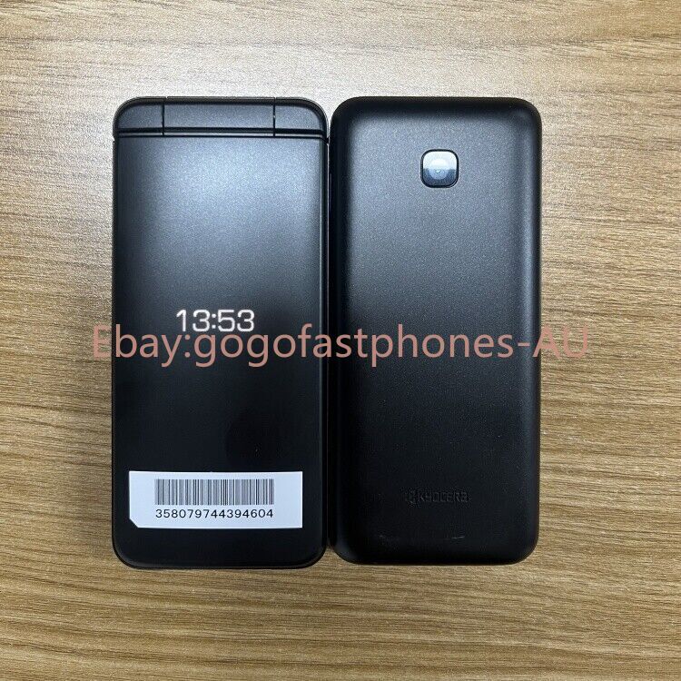 KYOCERA A202KC DIGNO KEITAI 4 FLIP PHONE ANDROID Unlocked Black  from Japan