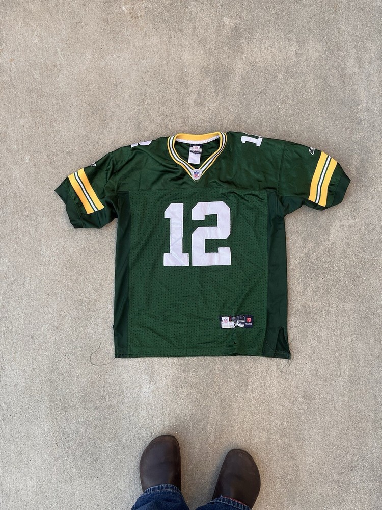 VTG Aaron Rodger’s #12 Vintage Reebok Packer’s Jersey Small