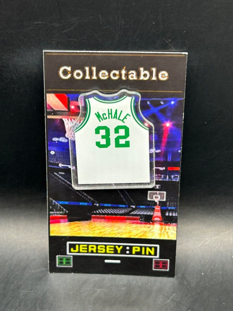 Boston Celtics Kevin McHale Retro Jersey Lapel Pin - Classic Collectible C's Memorabilia