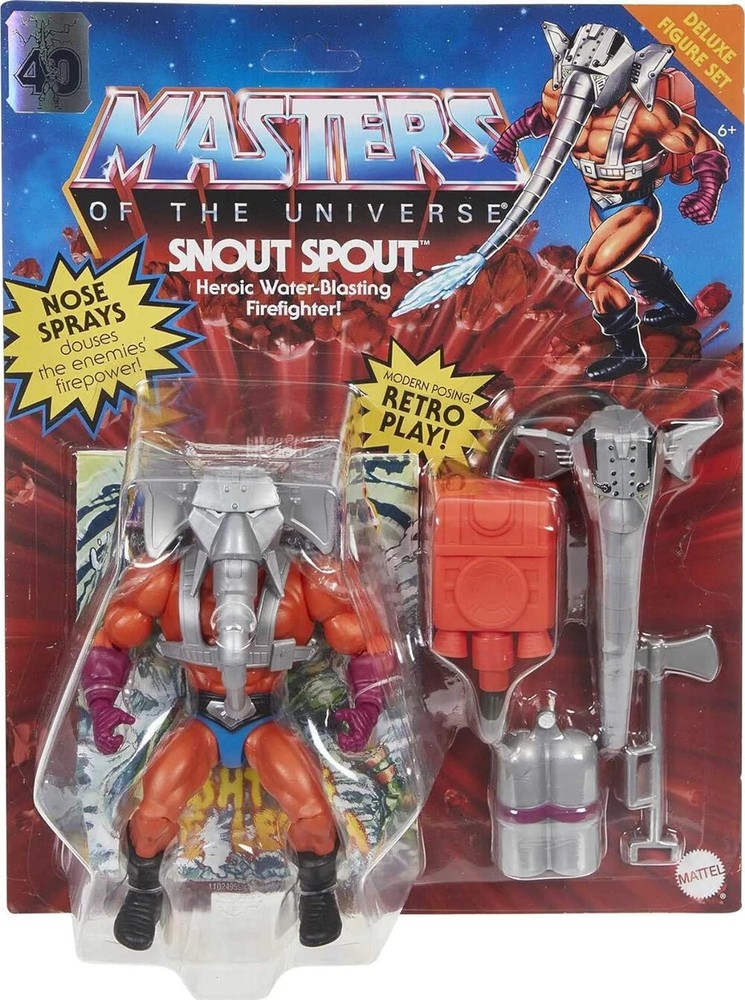 Mattel Masters of the Universe Snout Spout 7 in Action Figure - HDT24 New