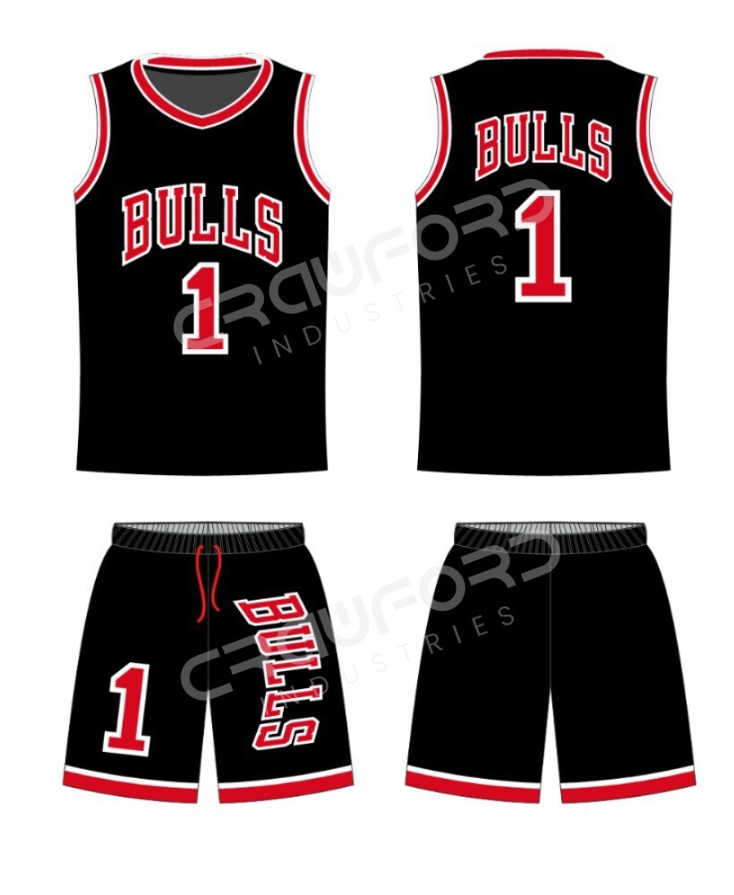 Chicago Bulls Fan Jersey & Shorts Set – Full Sublimation – All Sizes Available