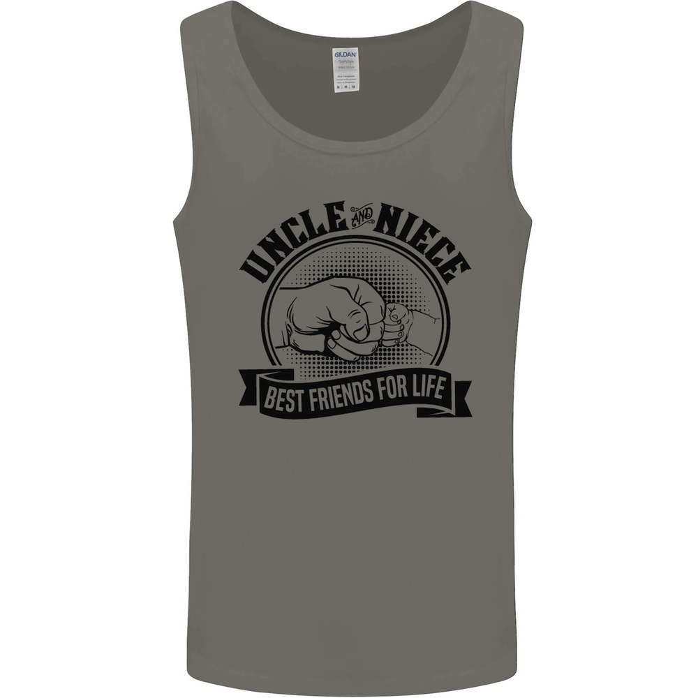 Uncle & Niece Best Friends Uncles Day Mens Vest Tank Top