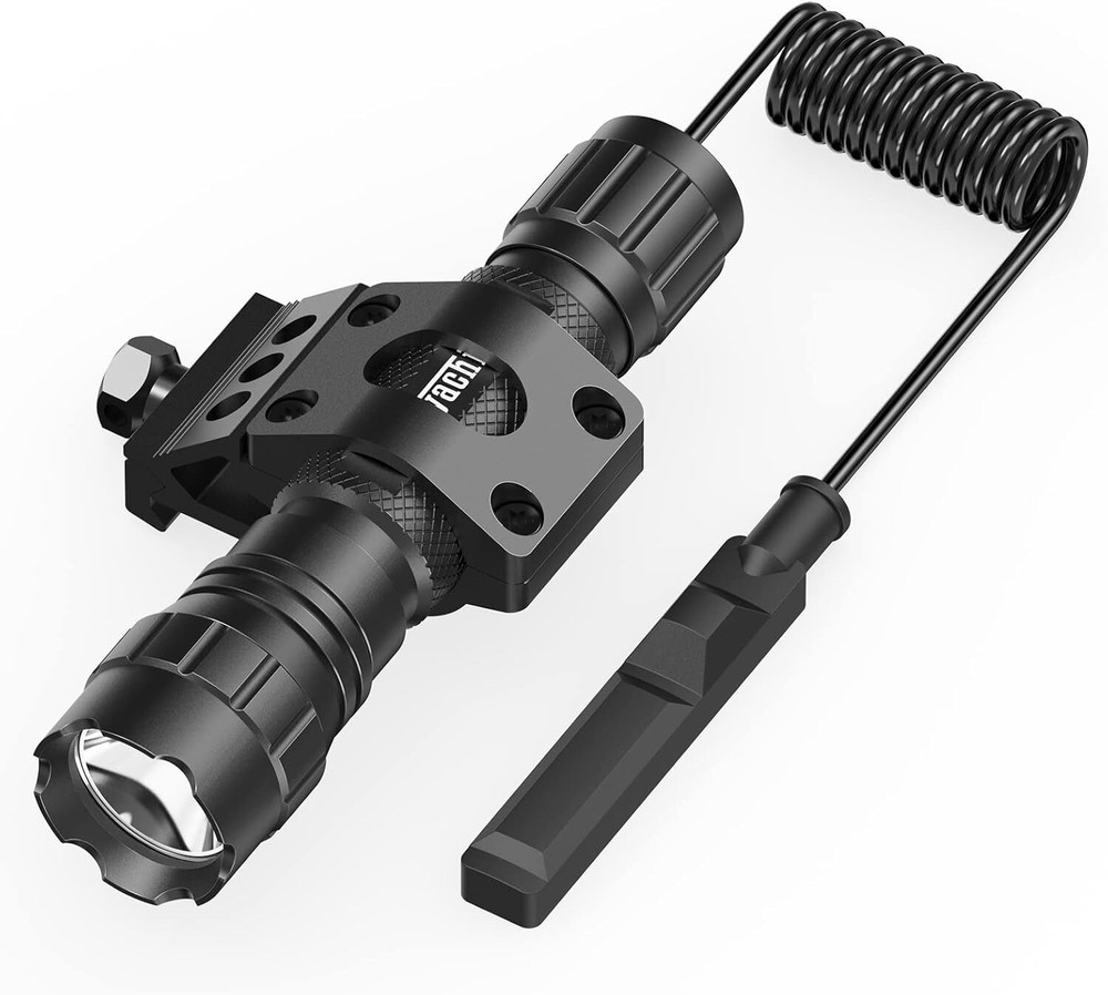 Tactical Flashlight 1200 Lumen Matte Black LED Weapon Light with Mlok/Picat...