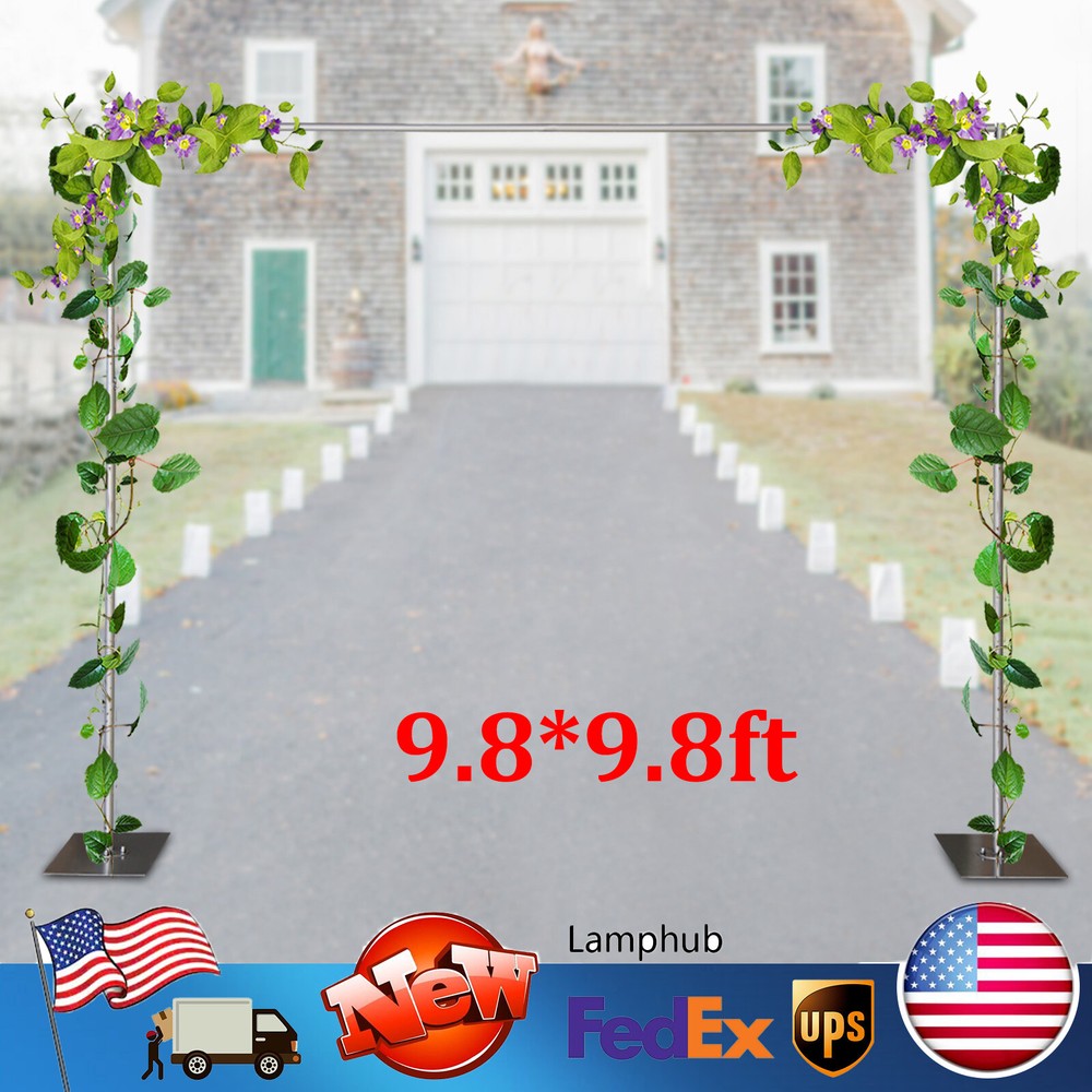 Rectangle Arch Frame Stand for Wedding Venue Decor with Flower and Balloon Display