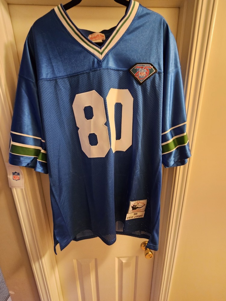 Mitchell & Ness Throwback 1984 Seattle Seahawks Jersey Largent #80 - size 54