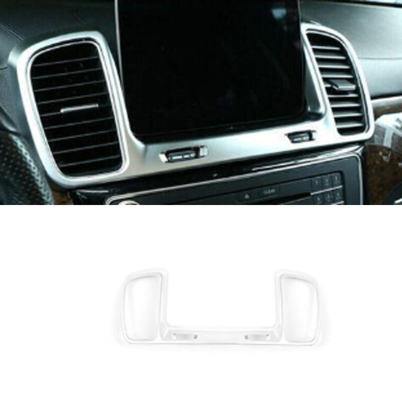 Matte Silver Center Console AC Air Outlet Vent Frame For Benz GLE GLS 2016-2019