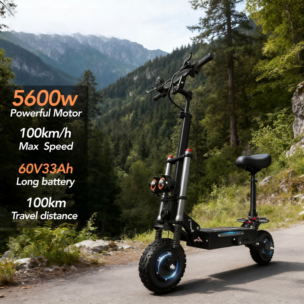 Tifgalop T88 Dual Motor Powerful Off-Road Full Suspension Electric Scooter