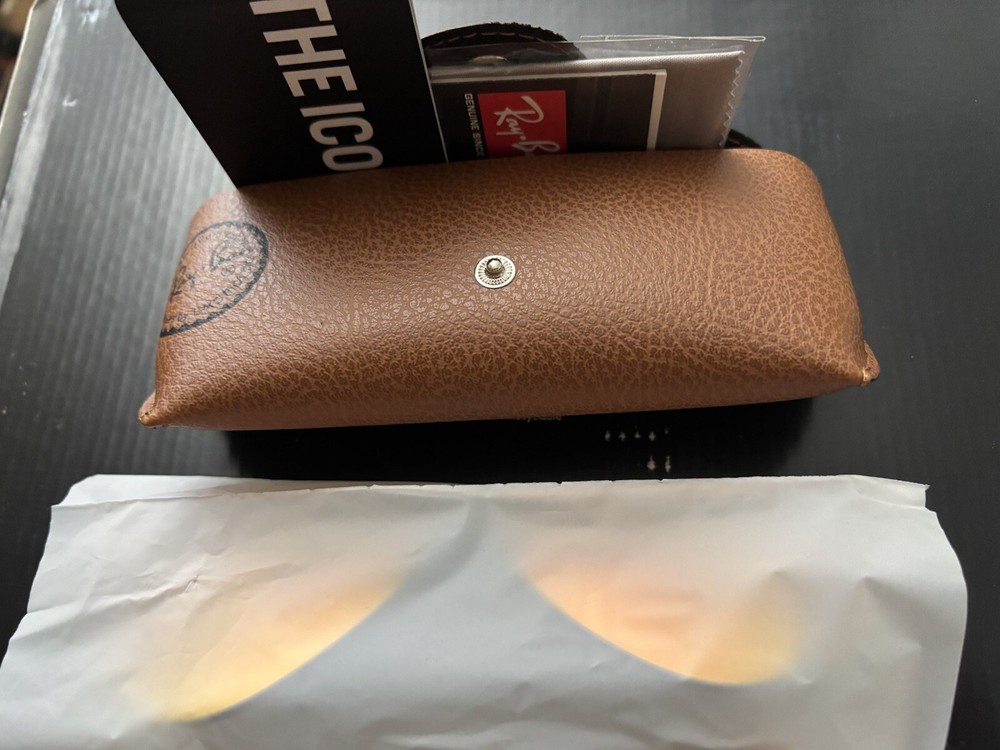 Ray-Ban Aviator RB3026 62mm Bronze Frame with Red Orange Flash Lenses