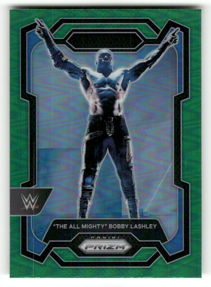 2024 Panini Prizm WWE - Green Prizm #150 Bobby Lashley