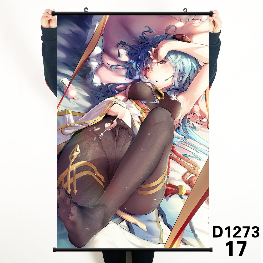 gamecharacter Anime Wall Scroll Waterproof Art Poster Otaku Gifts 60*90CM #8