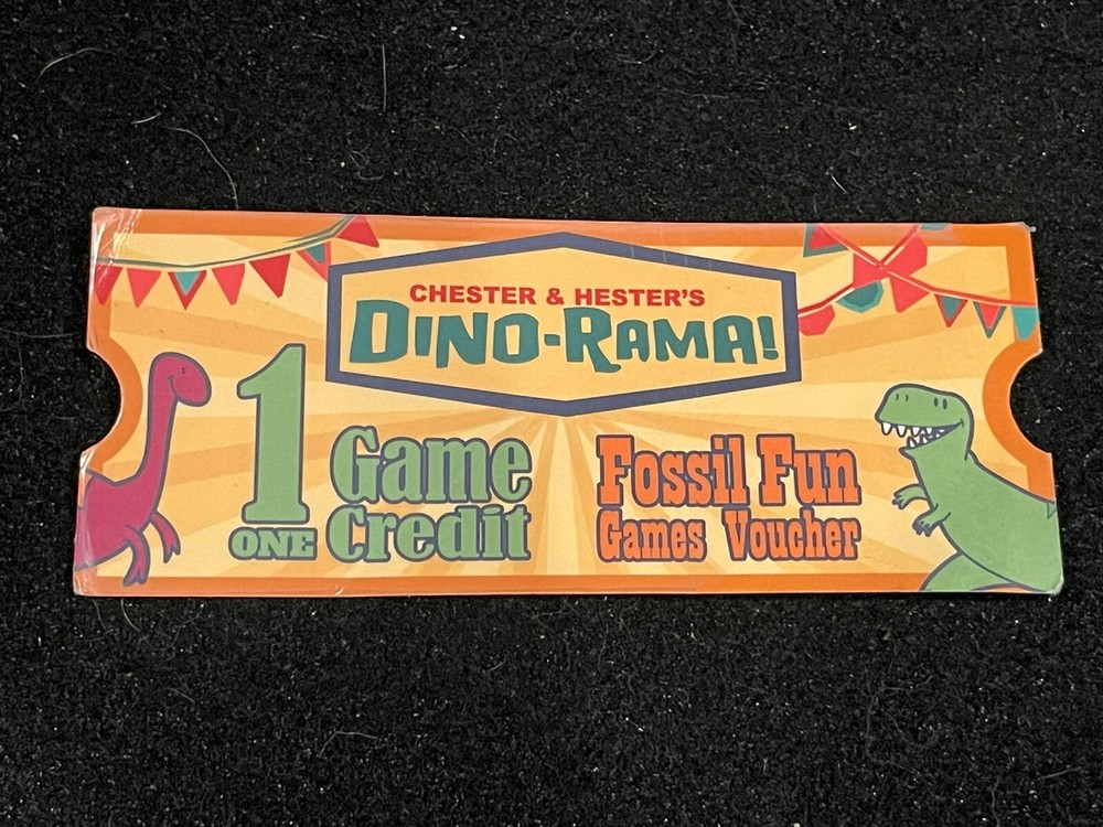 Disney Animal Kingdom Dino-Rama One Game Ticket Voucher-image
