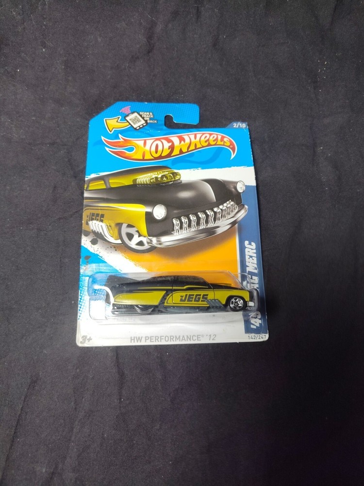 2011 Hot Wheels '49 DRAG MERC Black And Yellow JEGS Performance