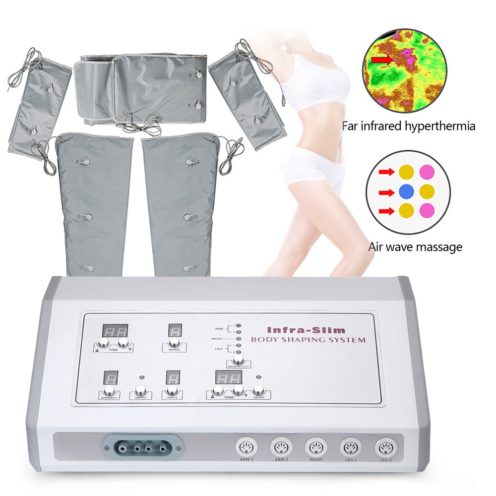 Air Pressure Slimming Suit Pressotherapy Infrared Lymphatic Drainage Machine USA