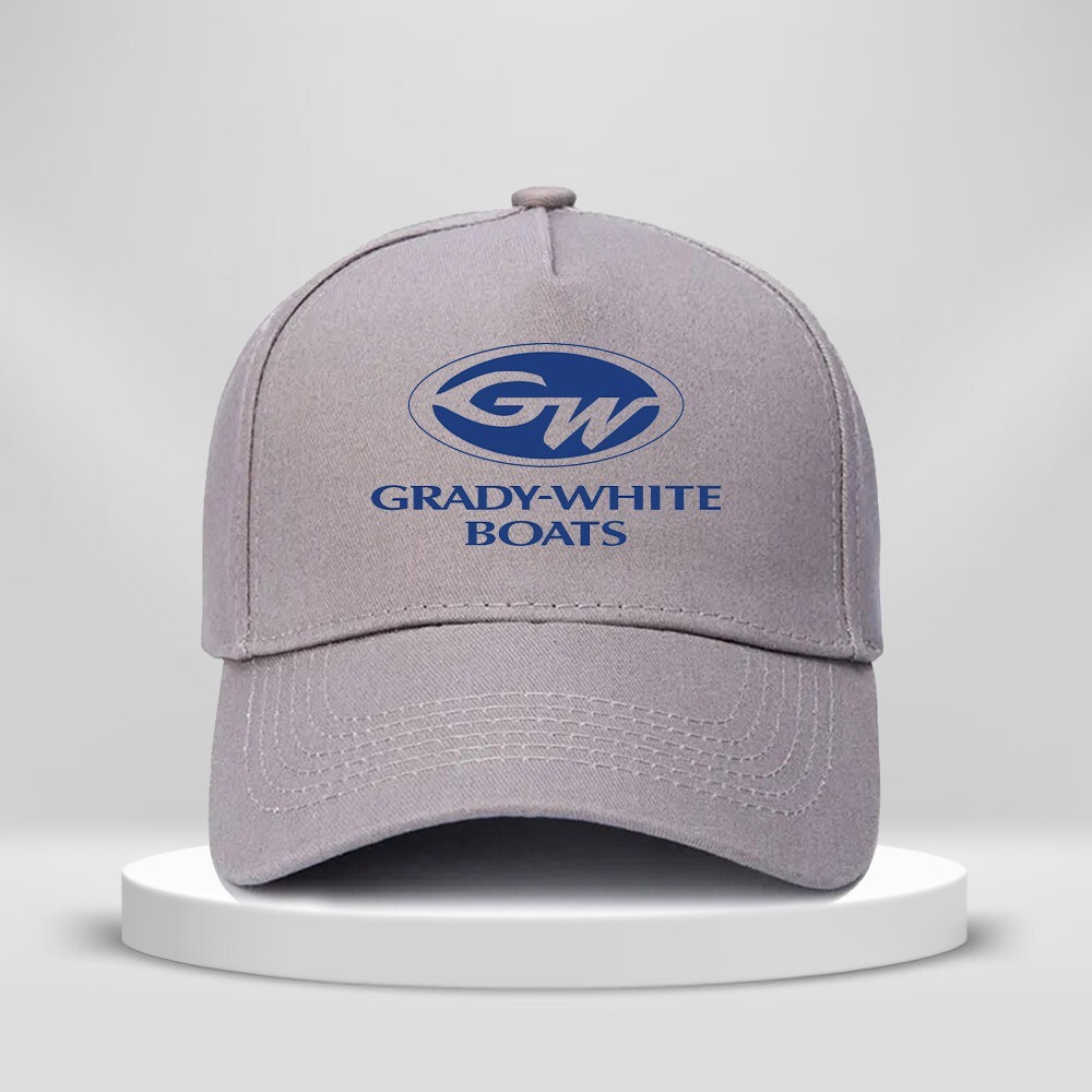 Grady White Boats Fishing Logo Print Hat 5-Panel Baseball Cap Unisex Adult