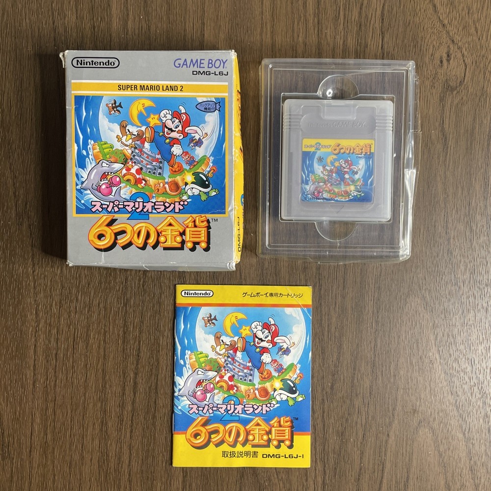 Super Mario Land 2 - 6 Golden Coins - Nintendo GameBoy Japanese CIB Complete