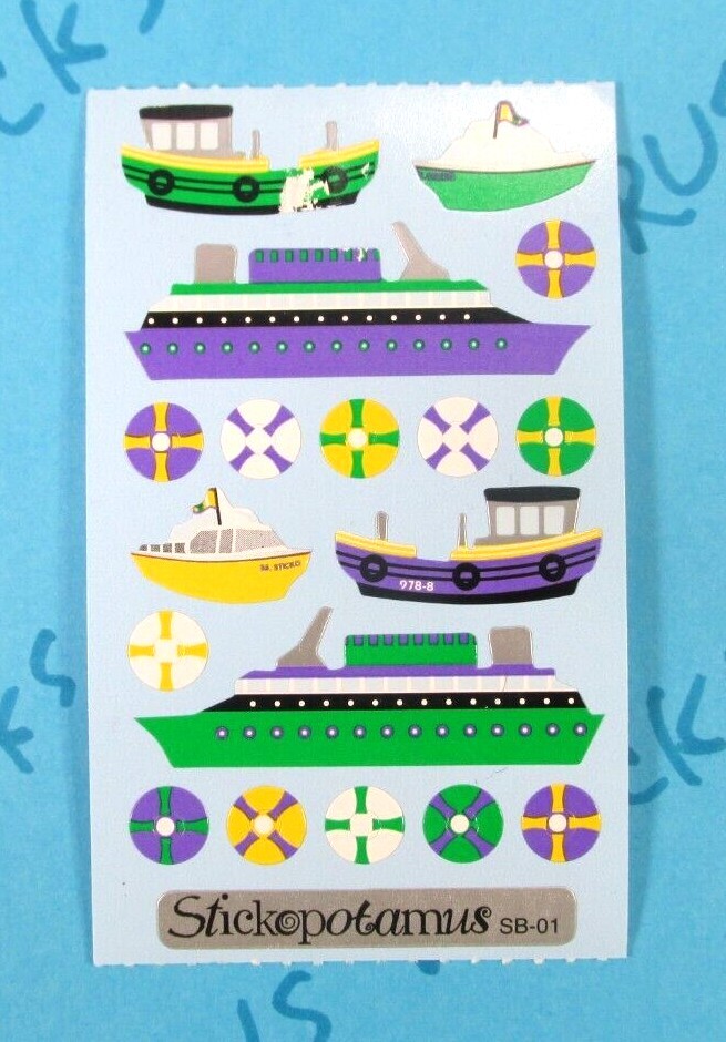 Boats & Ships Sticker Mod Mini Sheet Stickopotamus