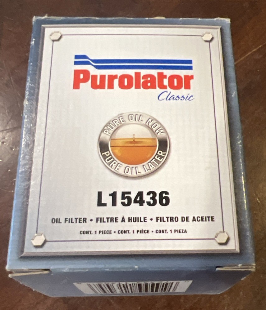 Purolator L15436 Premium Engine Protection Cartridge Oil Filter NEW, Free Ship