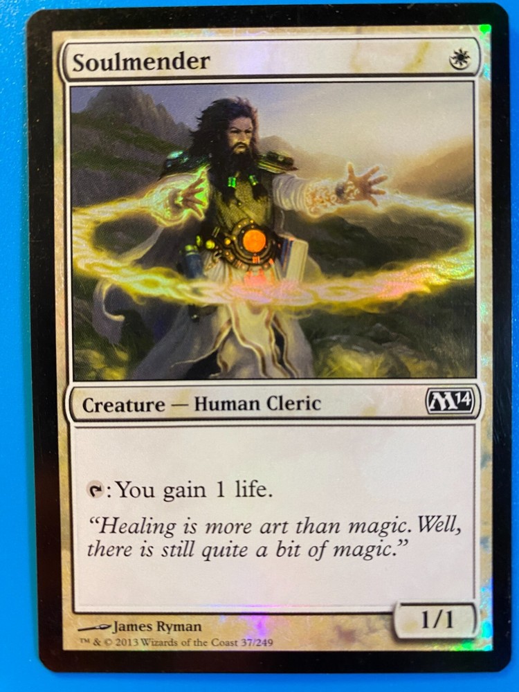 MTG 1x FOIL Soulmender Core Set 2014 M14 Pauper Modern Magic the Gathering x1 NM