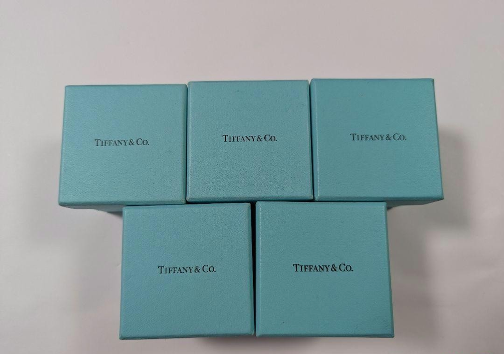 Vintage Tiffany & Co Blue Ring Box Set From Japan
