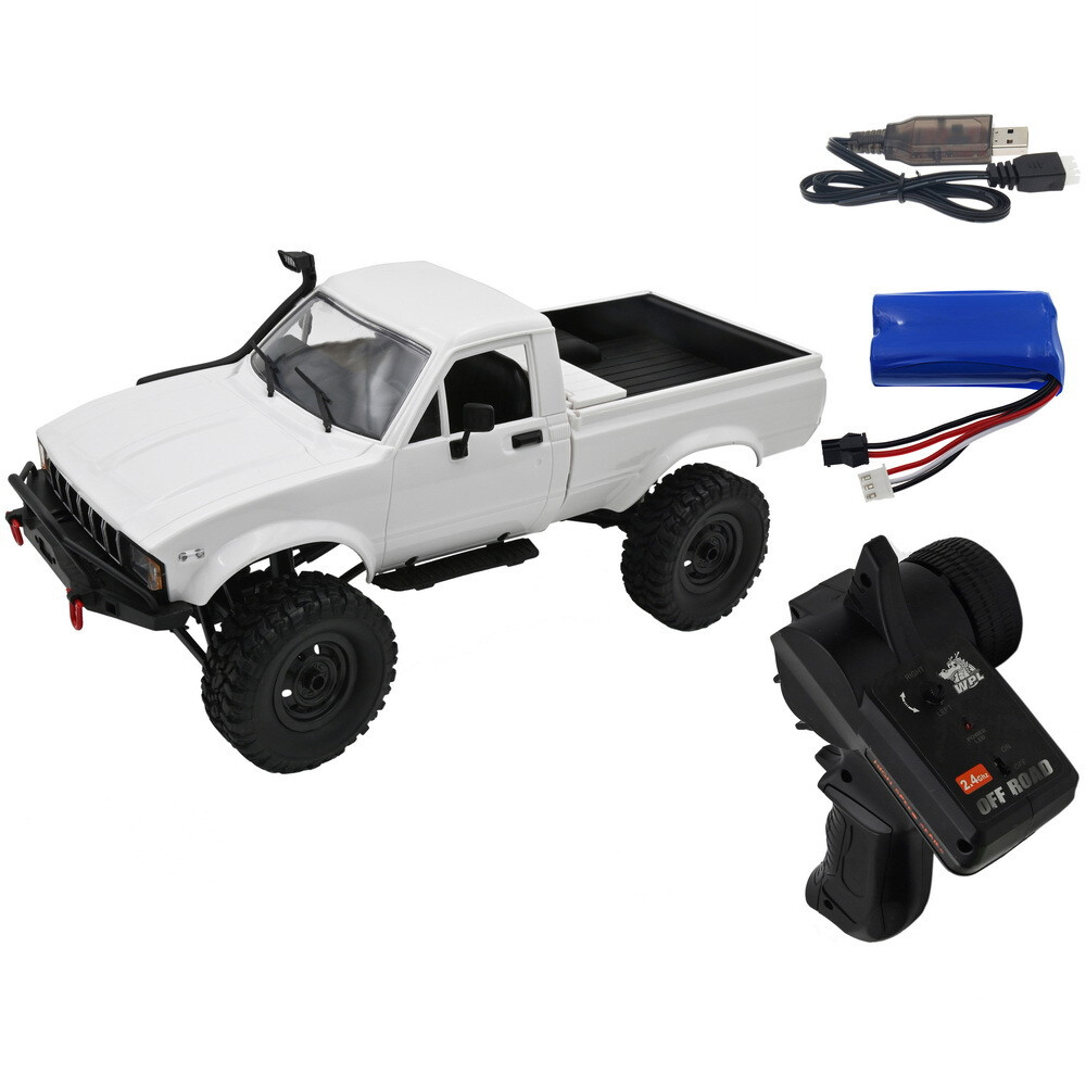 US WPL-C24 1/16 4WD RC Military Truck RC Off-Road Hobby Car Rock Crawler RTR 4x4