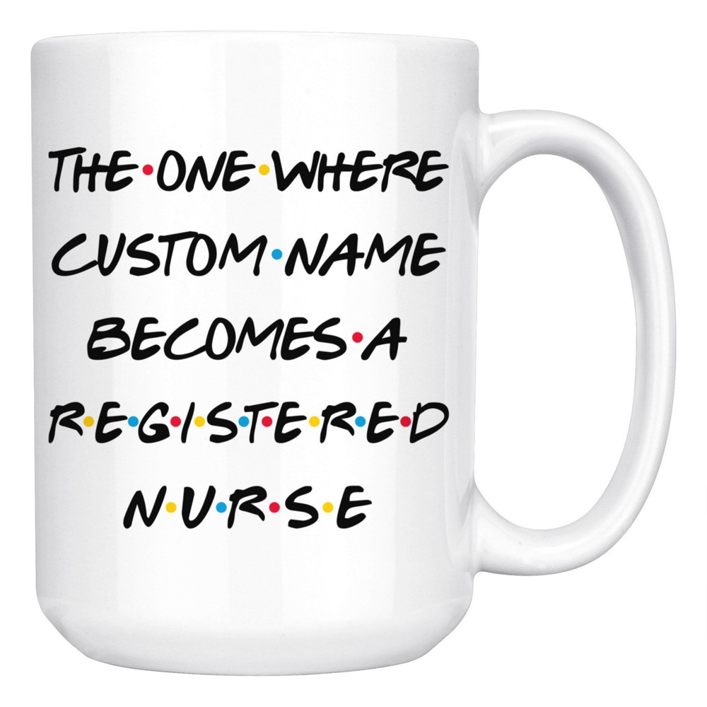 Personalized Registered Nurse Graduation Mug Nurse Promotion Present Best