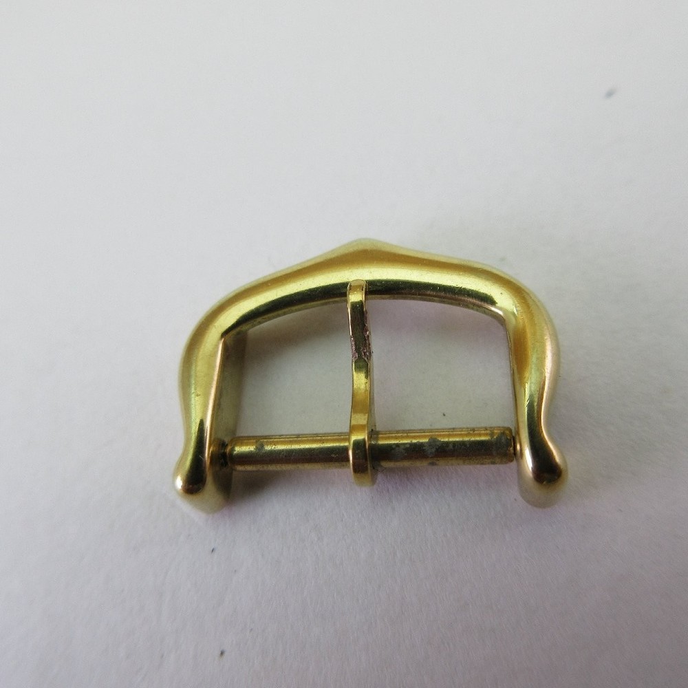 Cartier Buckle Wrist Watch Strap Band Parts Gold Plated 14mm Used from Japan
