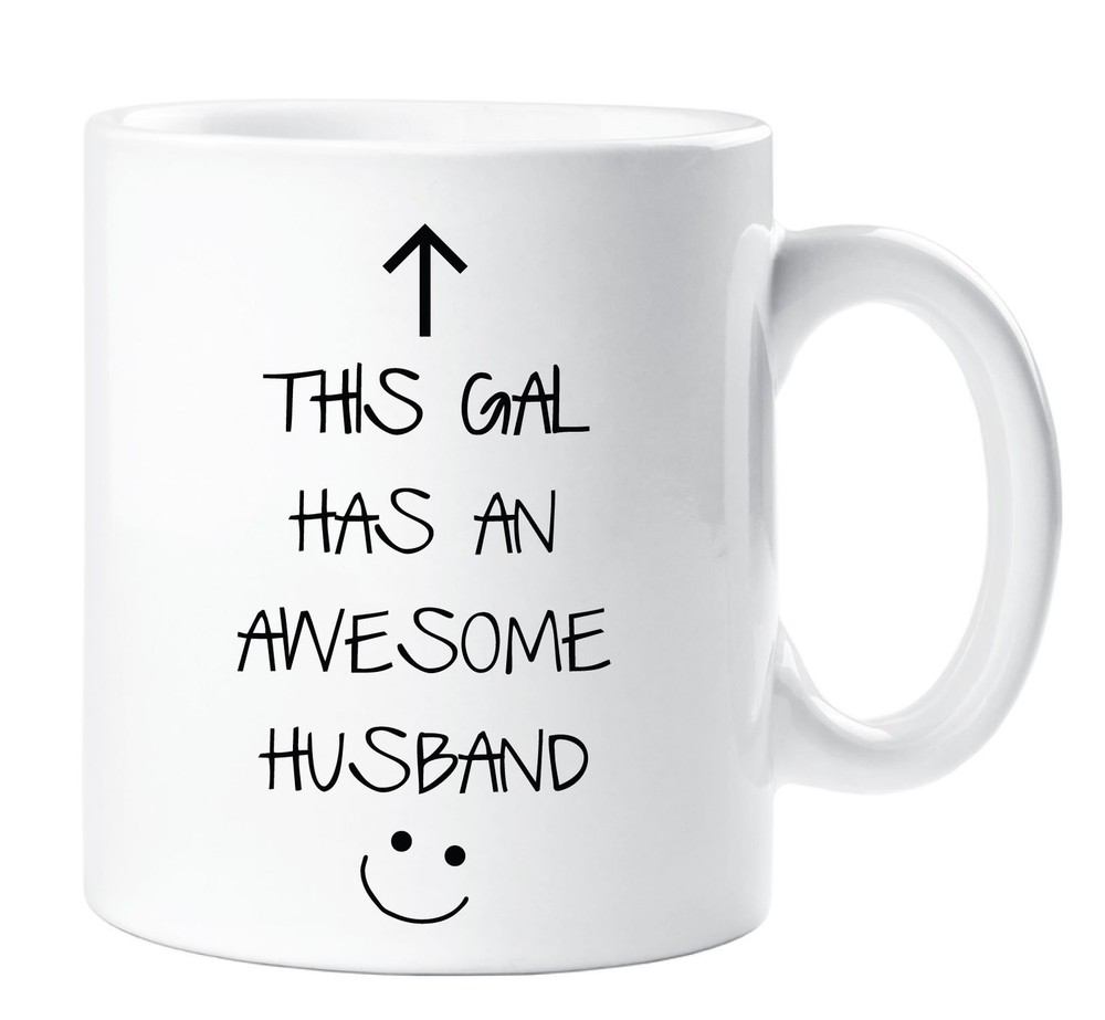 Awesome Husband Wife Mug - Valentine's Gift for Her