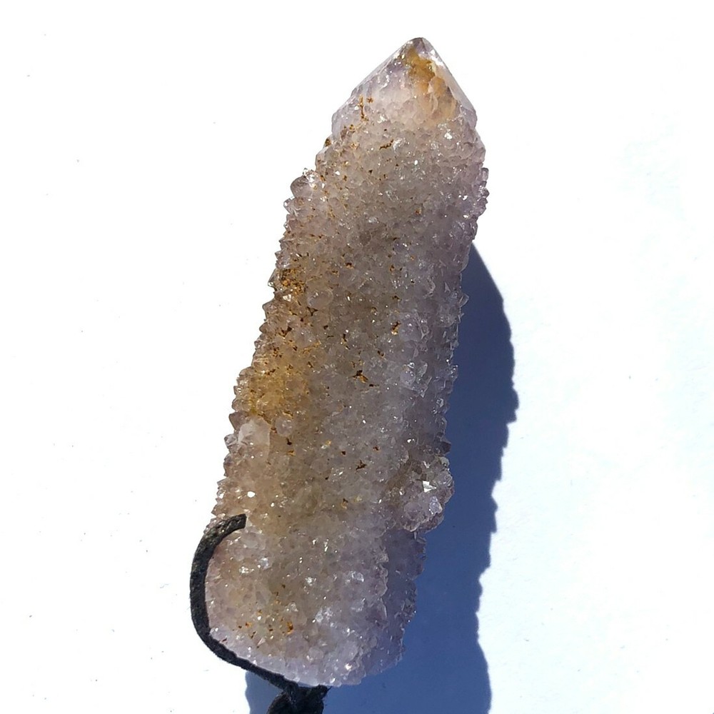 Drilled Spirit Quartz  Cactus Crystal  D1003
