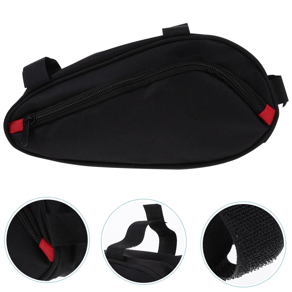 Front Frame Tube Bike Bag - Saddle & Tube Storage Accessory  
