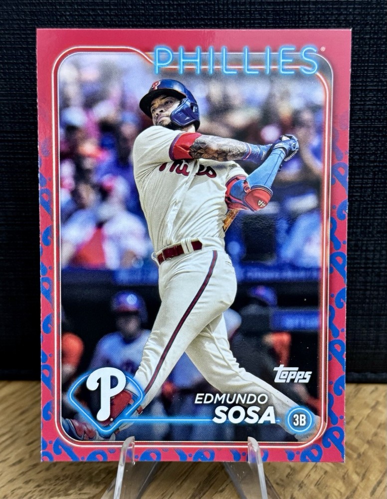 Edmundo Sosa 2024 Topps Series 2 Team Logo SSP Parallel Philadelphia Phillies