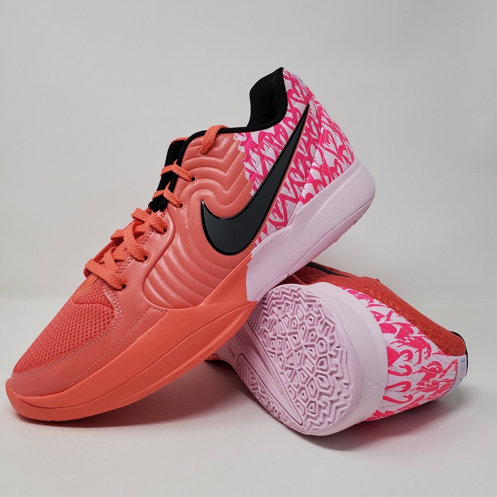 Nike Ja 2 Heart Eyes Mens Size 13 Magic Ember Iron Grey Pink Foam IB5842-800