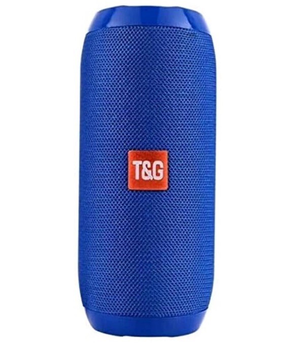 TG 117 Wireless Bluetooth Speaker with Stereo Bass USB TF Portable Sport Blue
