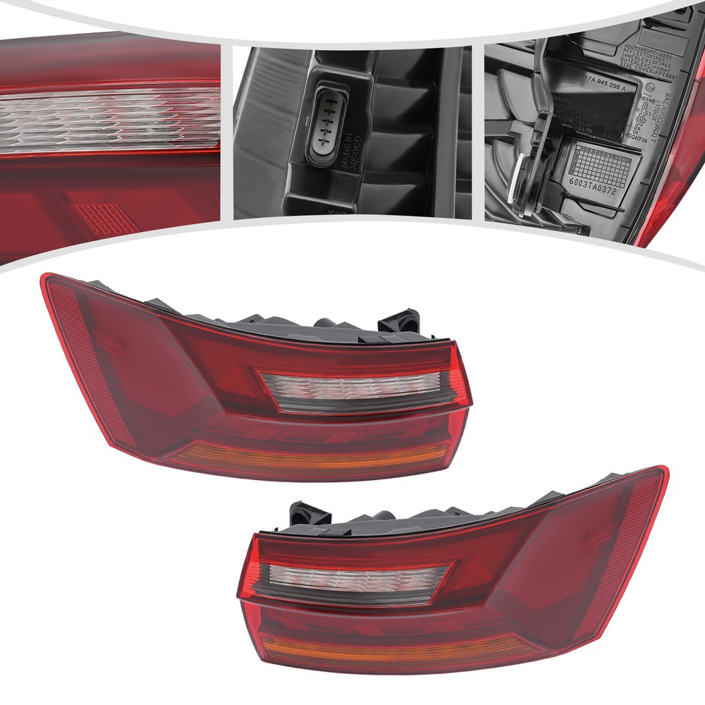 For 2019 Volkswagen Jetta LED Tail Lights Rear Brake Lamps Left&Right Outer Side