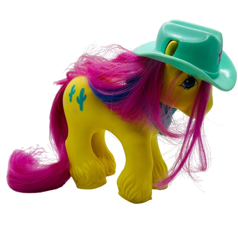 Vintage My Little Pony G1 Tex 1987 Big Brother Ponies MLP Hat & Bandana Boy